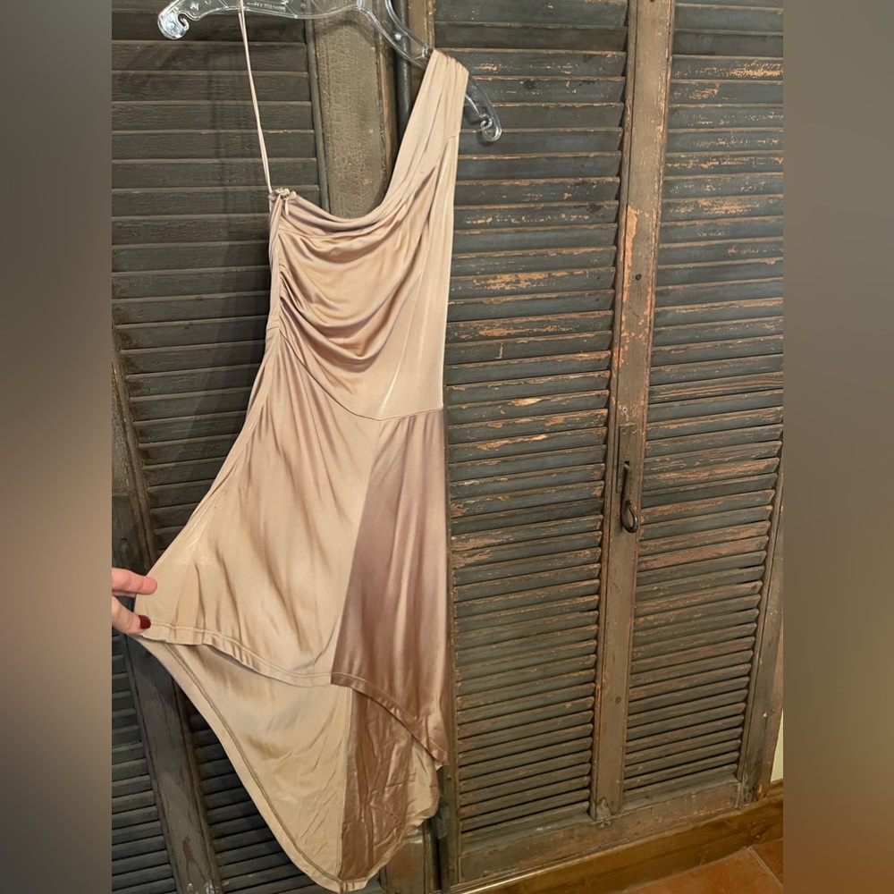 Alexis gold dress in xs new with tags